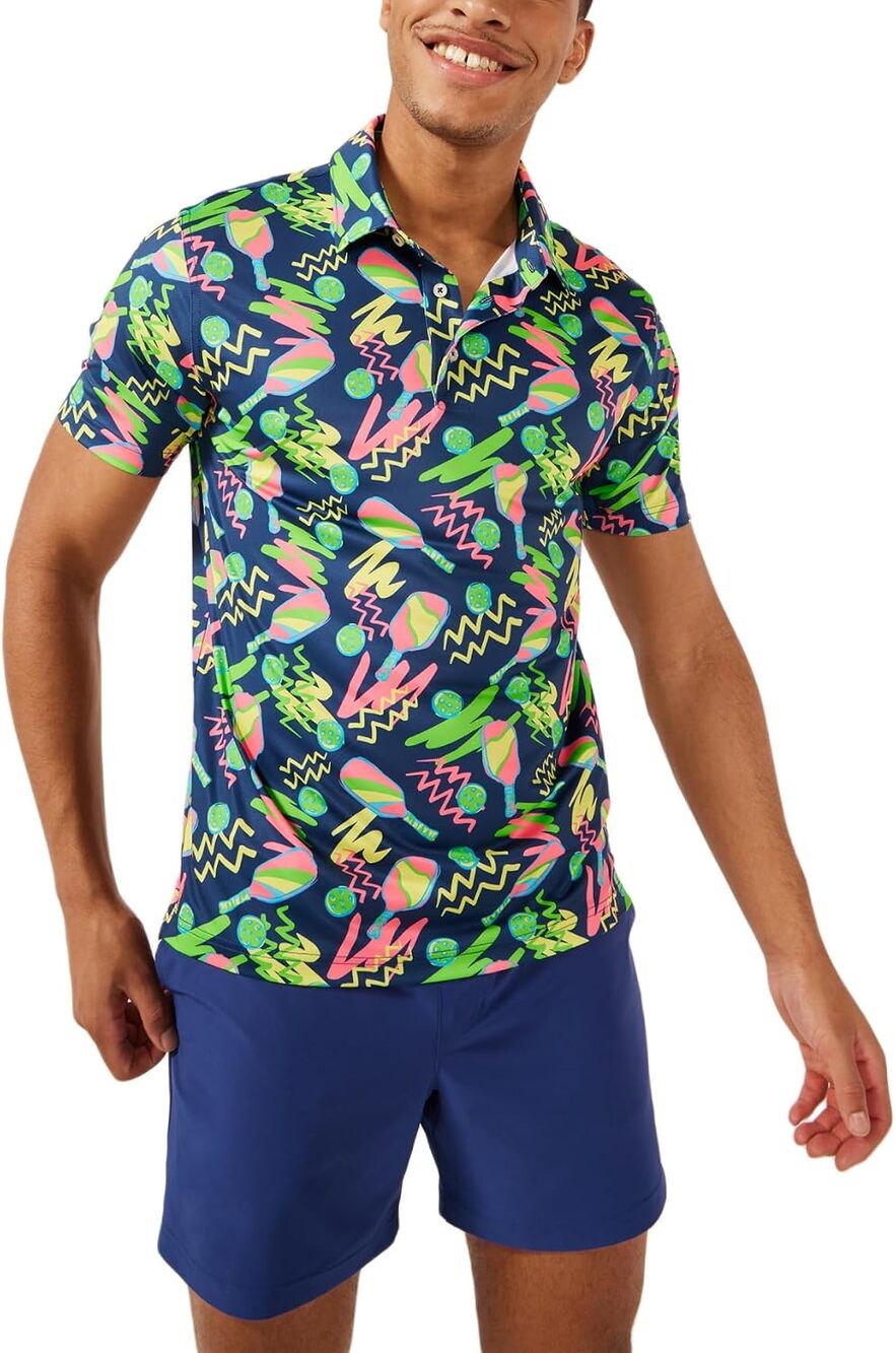 Chubbies The Backhand Winner Performance Men's Polo NWT M